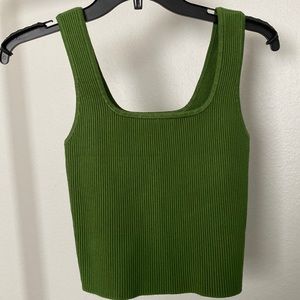 Green Abercrombie tank top